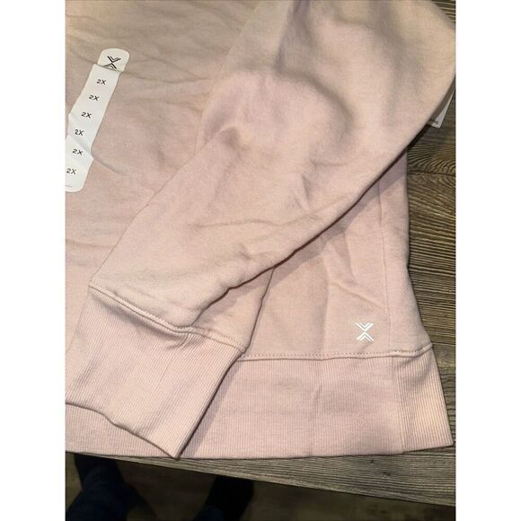 Xersion Hooded Peach Whip Long Sleeve Sweatshirt. Size 2XL. NWT. 10 - Picture 2 of 7